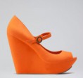 plataforma italiana color mandarina